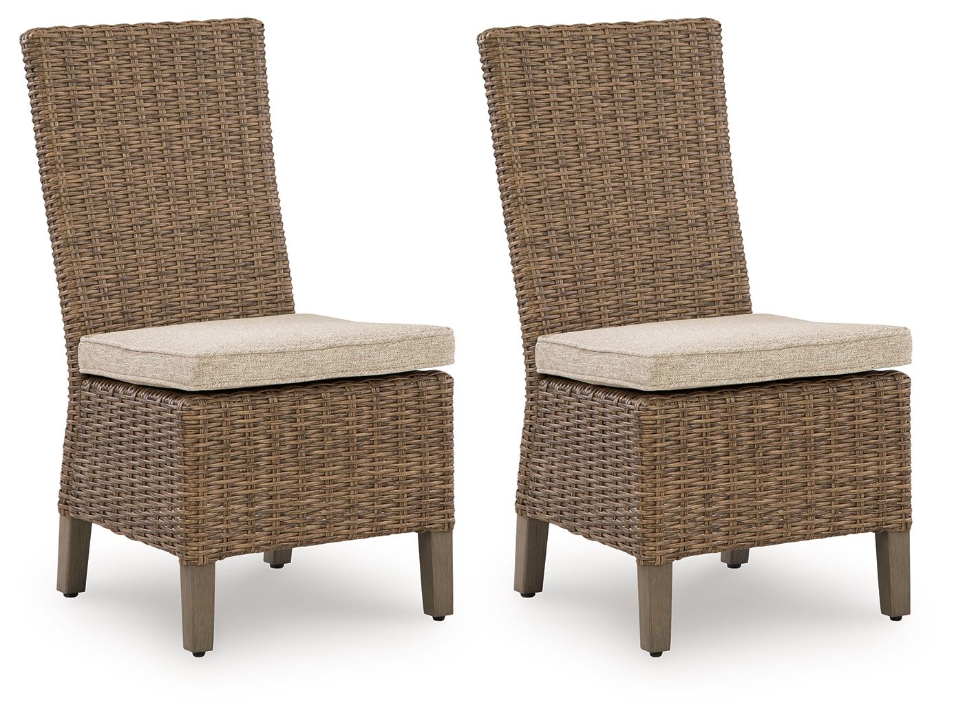Revare Beach - Side Chair With Cushion - Beige