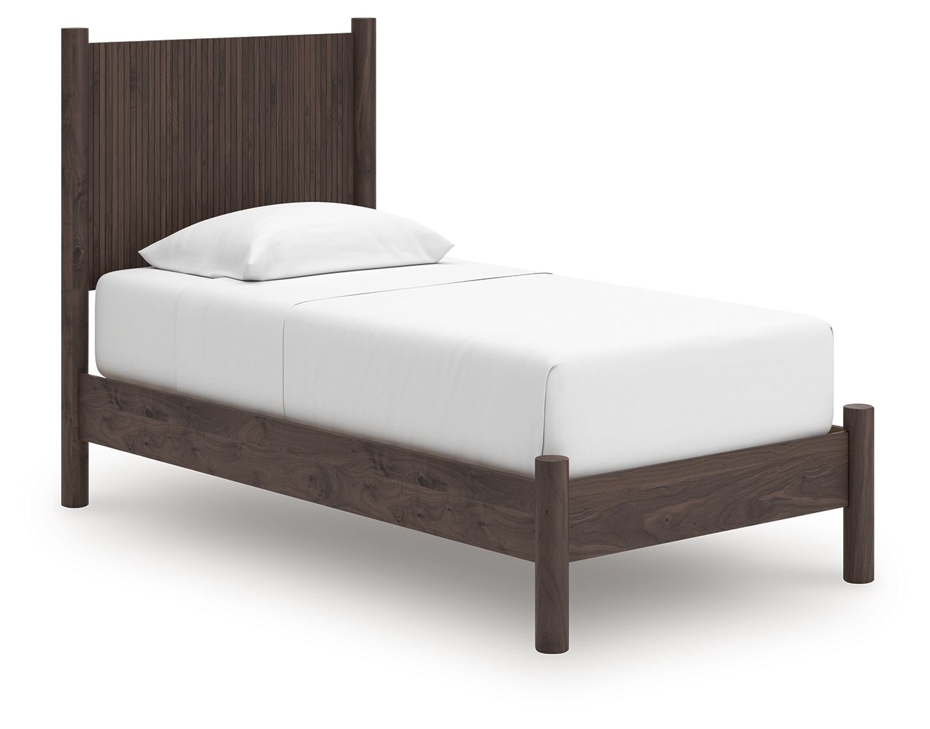Cadmori - Twin Panel Platform Bed - Brown