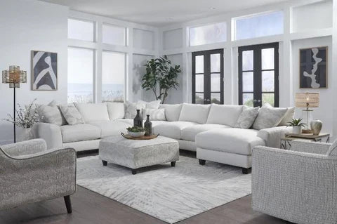 Hobnob Cotton 4-Piece Sectional