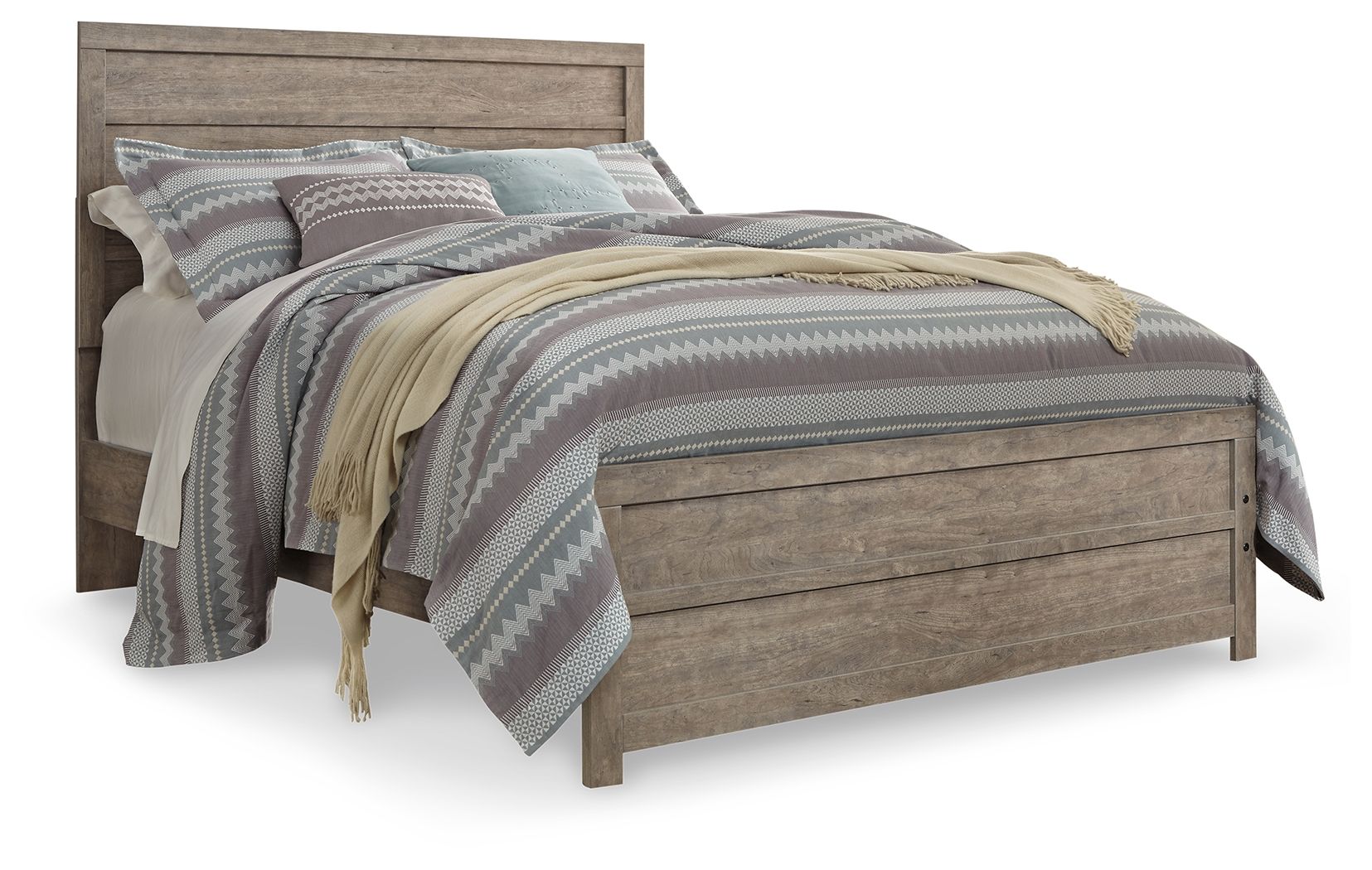 Culverbach - Queen Panel Bed - Gray
