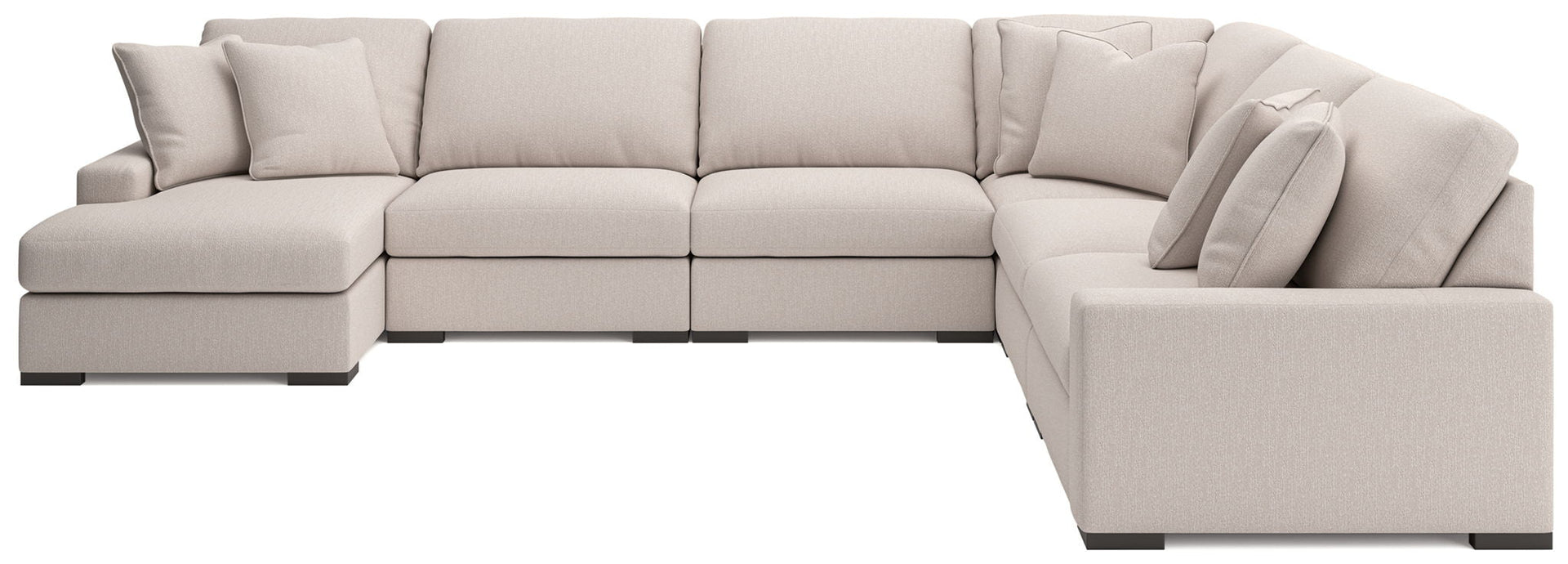 Calden - 6-Piece Sectional With LAF Corner Chaise - Oyster