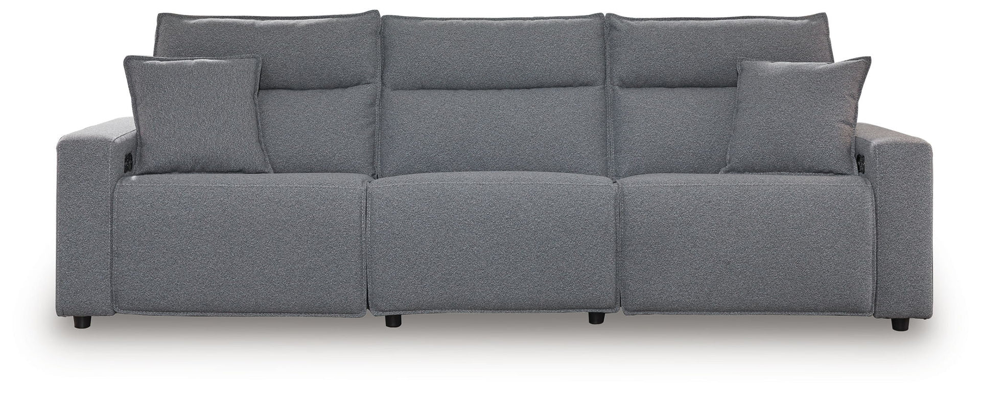 Modmax II - 3-Piece Power Reclining Sectional - Salt And Pepper