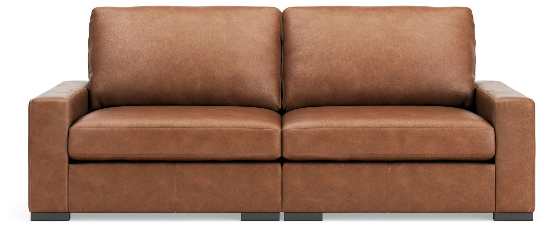 Calden - 2-Piece Sectional Sofa - Caramel