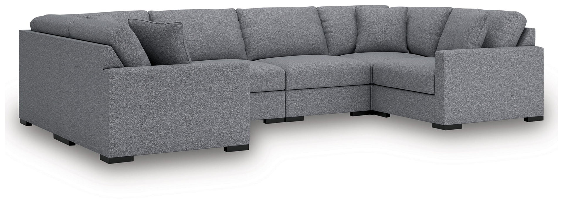 Omaha By Ashley - 6-Piece Sectional - Salt And Pepper