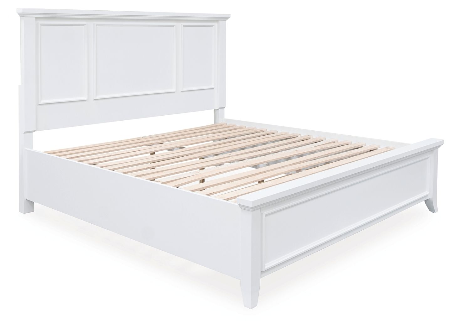 Trulani - King Panel Bed - White