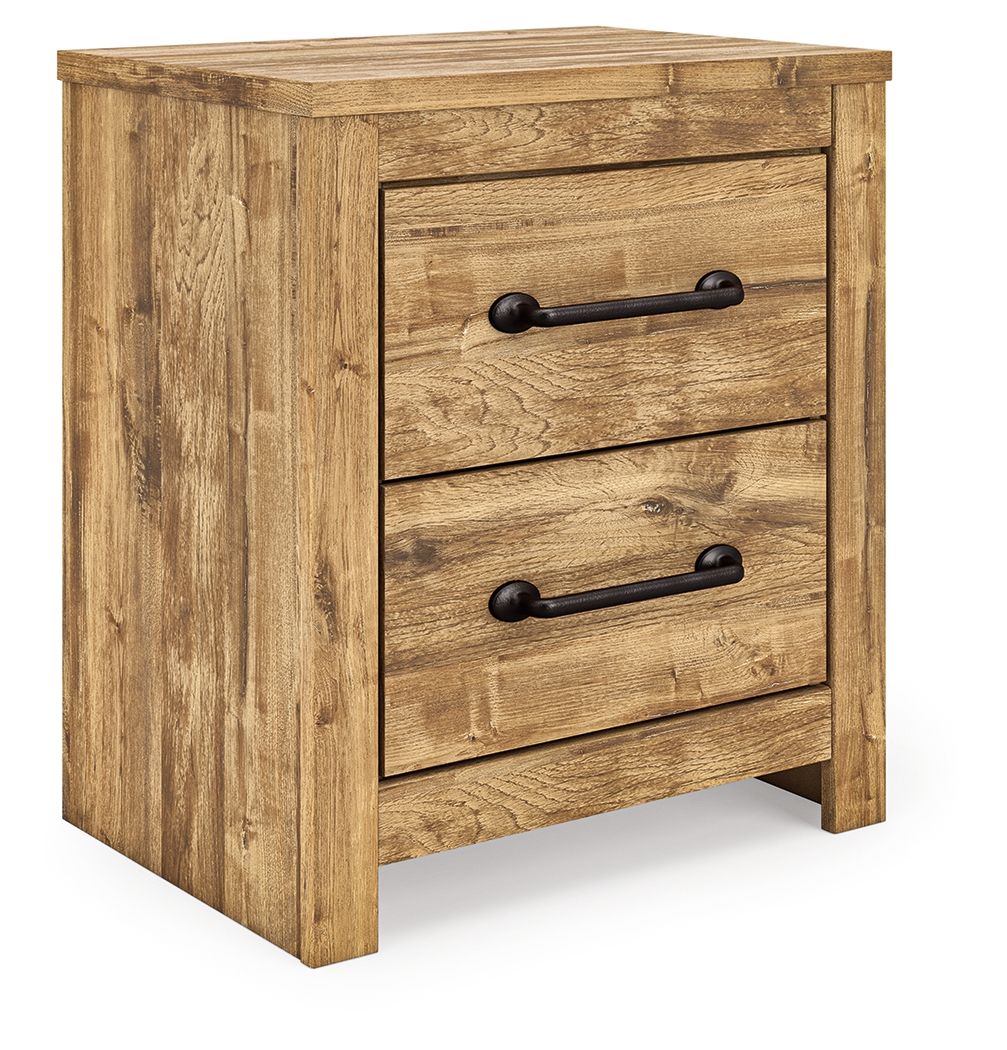 Branstony - Two Drawer Night Stand - Brown