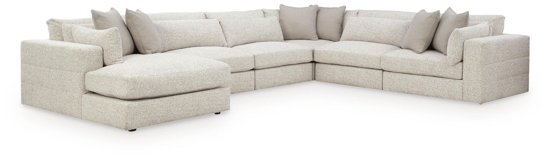 Stonecroft Manor - 6-Piece Sectional With LAF Corner Chaise - Snowstone