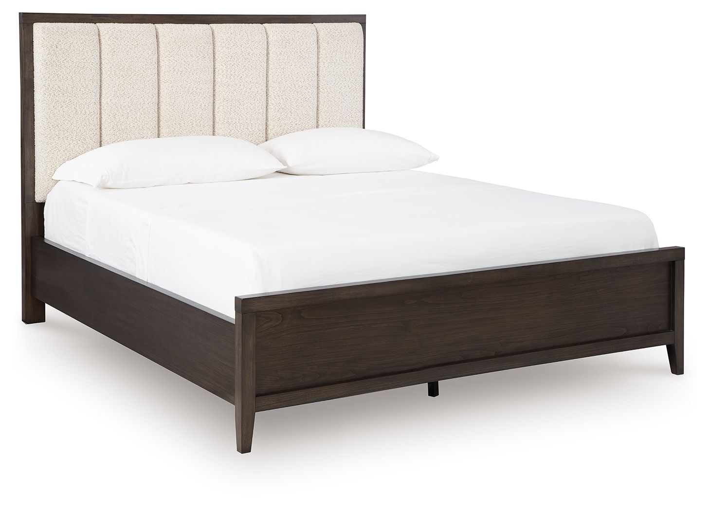Westonfort - Queen Upholstered Panel Bed - Espresso