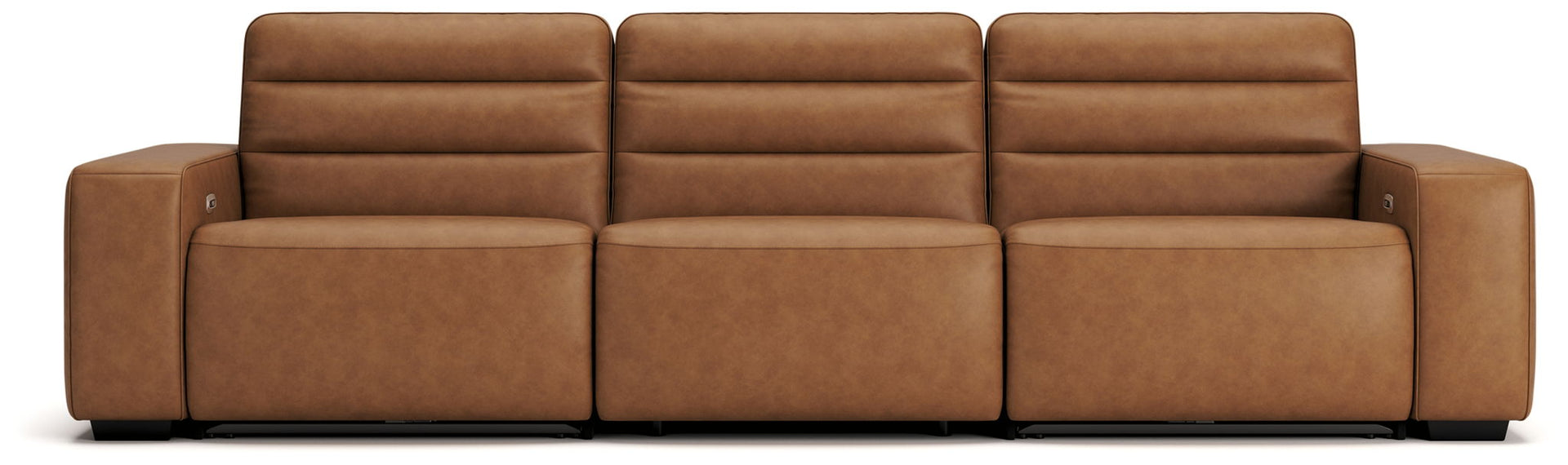 Modero - 3-Piece Power Reclining Sectional Sofa - Toffee