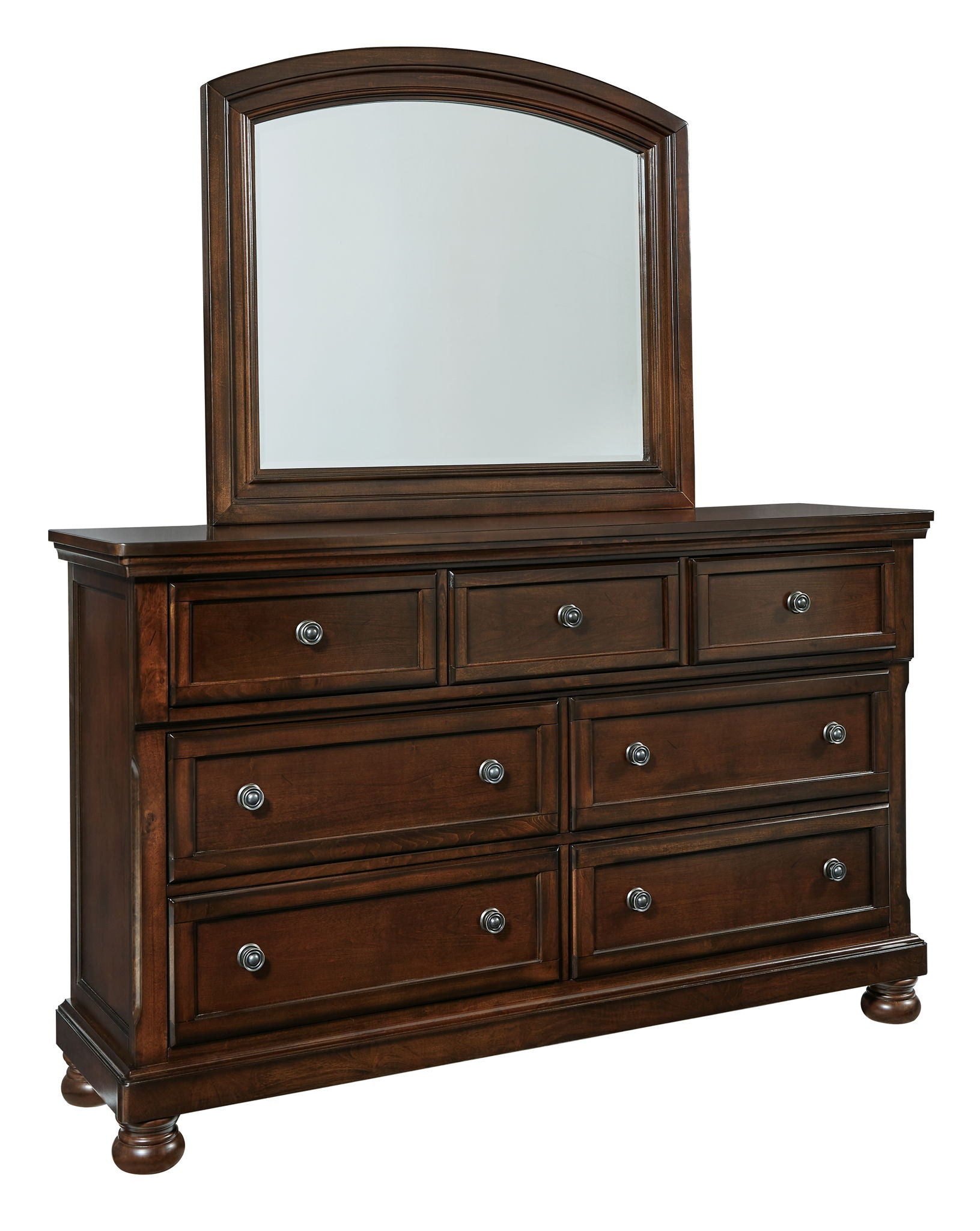 Porter - Dresser, Mirror - Rustic Brown