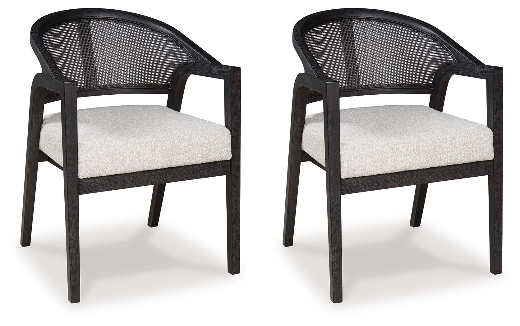 Bracken - Dining Upholstered Arm Chair (Set of 2) - French Black