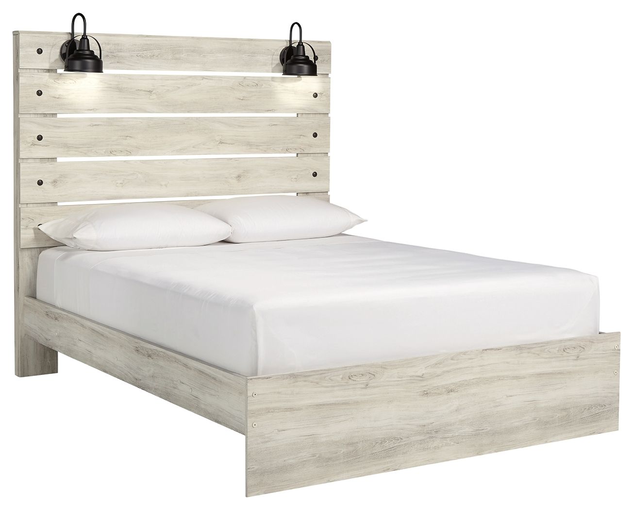 Cambeck - Queen Panel Bed - Whitewash
