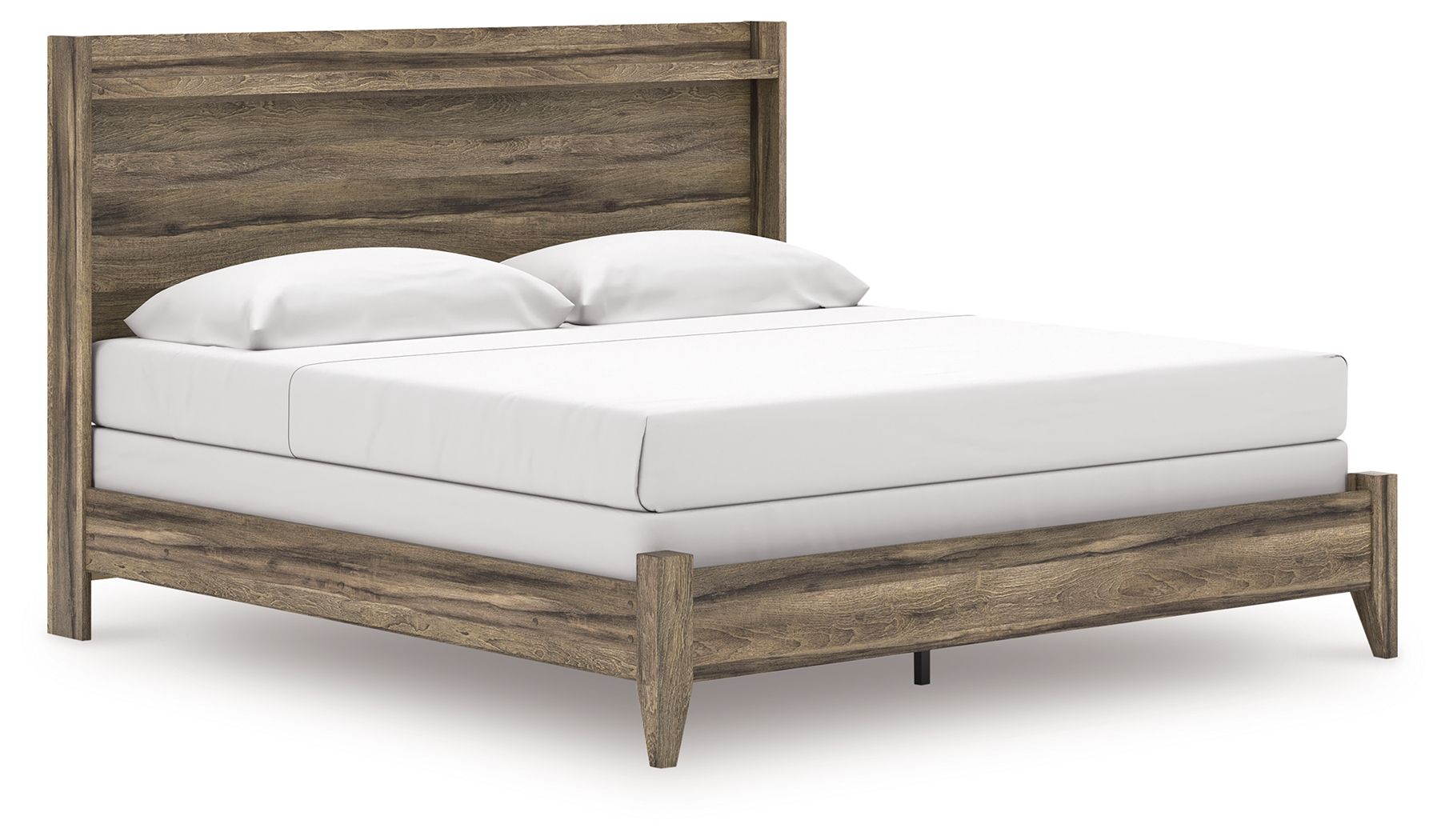 Baystorm - King Panel Bed - Brown
