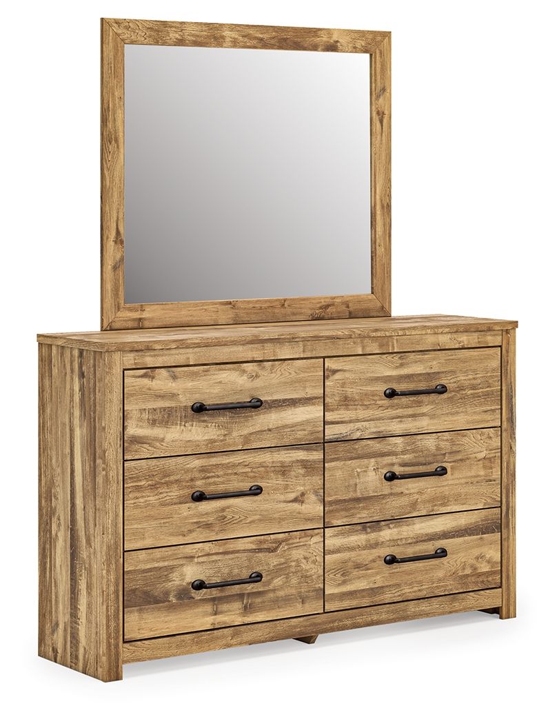 Branstony - Dresser And Mirror - Brown