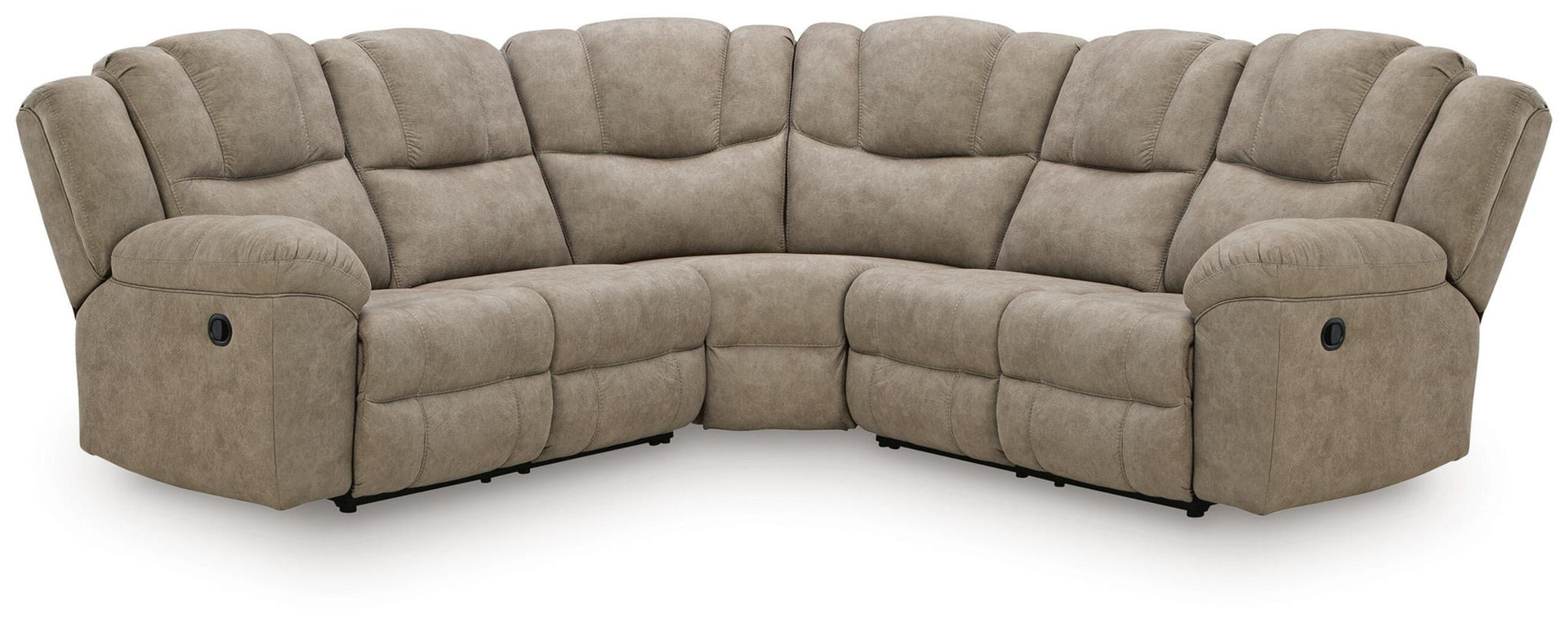 Ravenswaye - 3-Piece Reclining Sectional - Birch