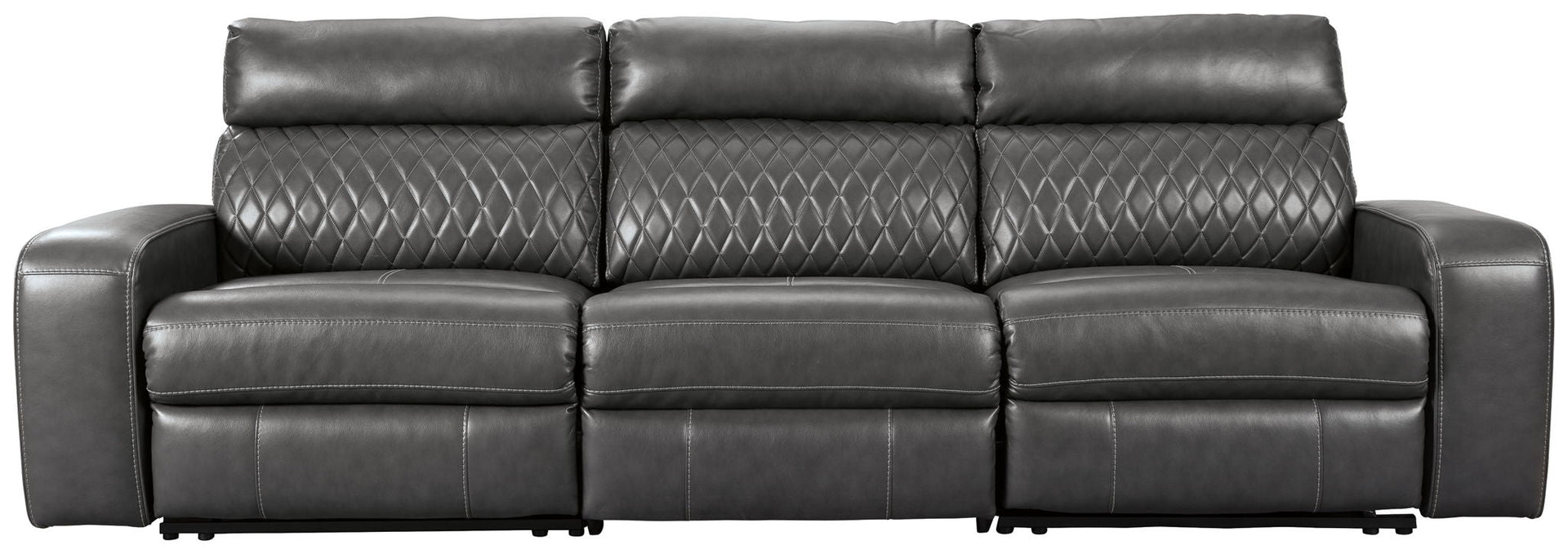 Samperstone - Sofa 3 Pc Sectional - Gray