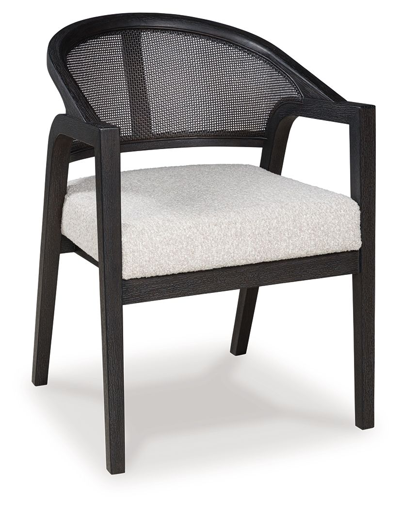 Bracken - Dining Upholstered Arm Chair (Set of 2) - French Black