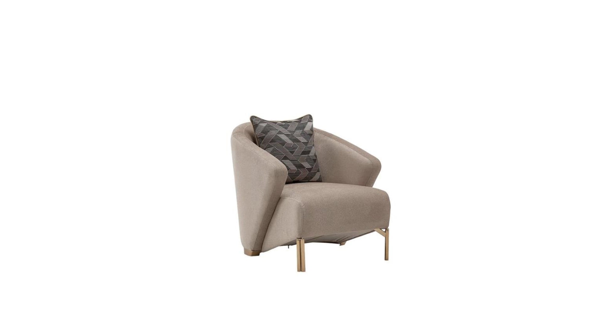 Veronica Silver Vizon Accent Chair