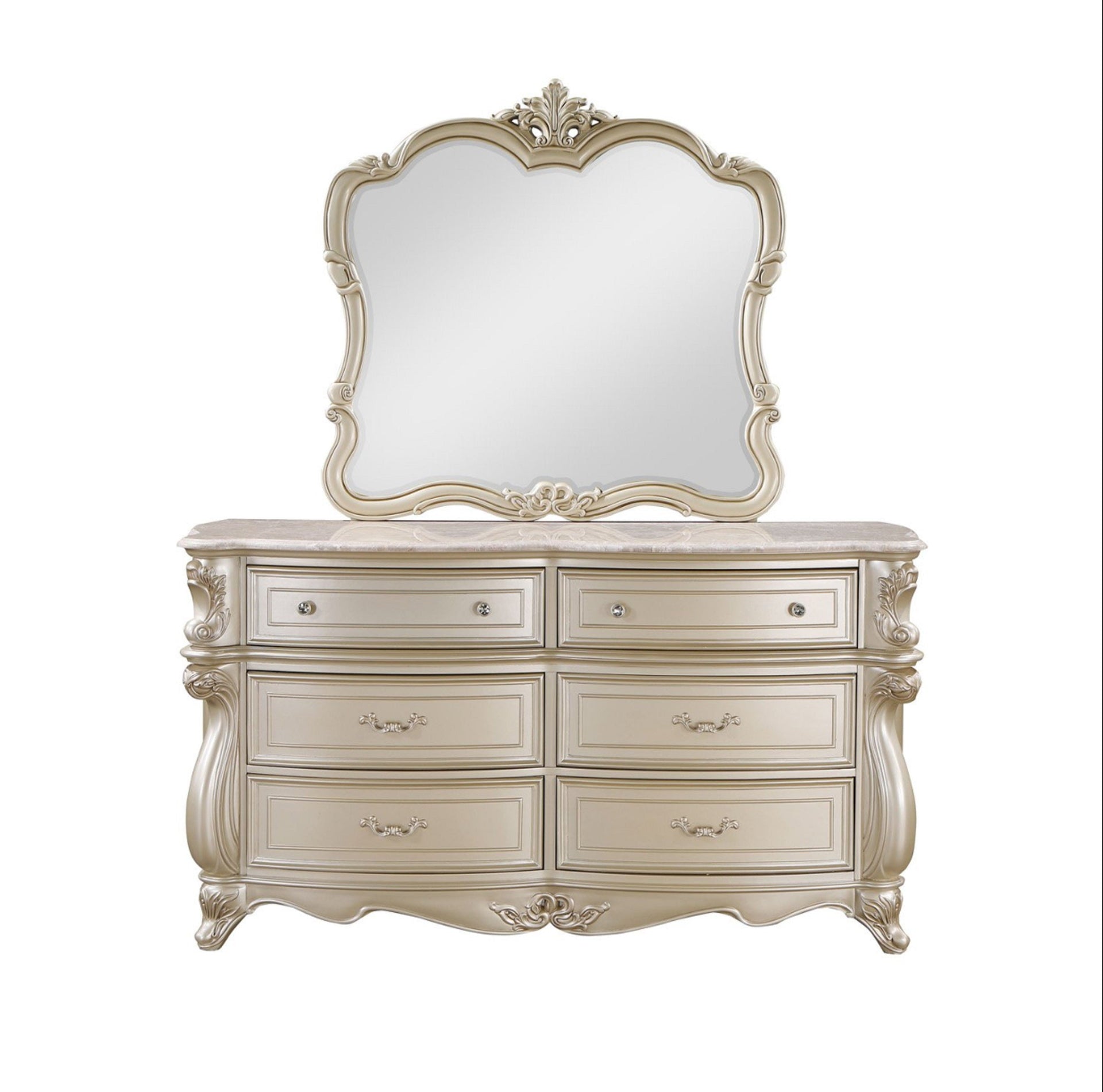 Moniqueen Dresser and Mirror