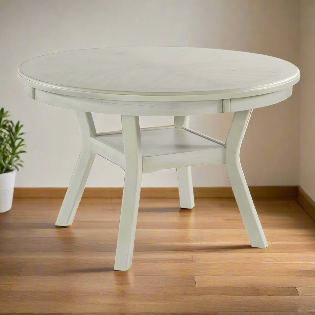 Amherst White Dining Table