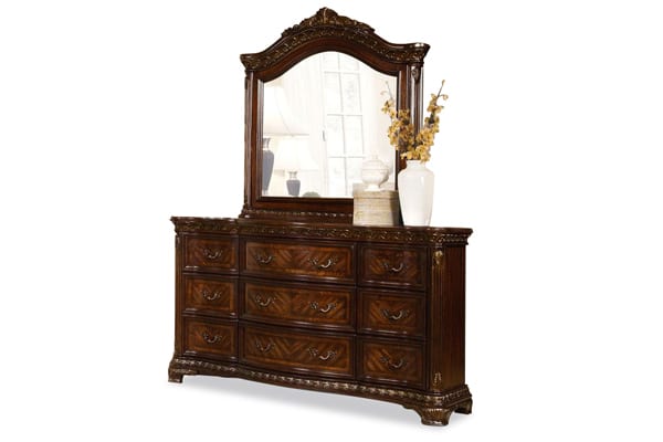 King Arthur Dresser and Mirror