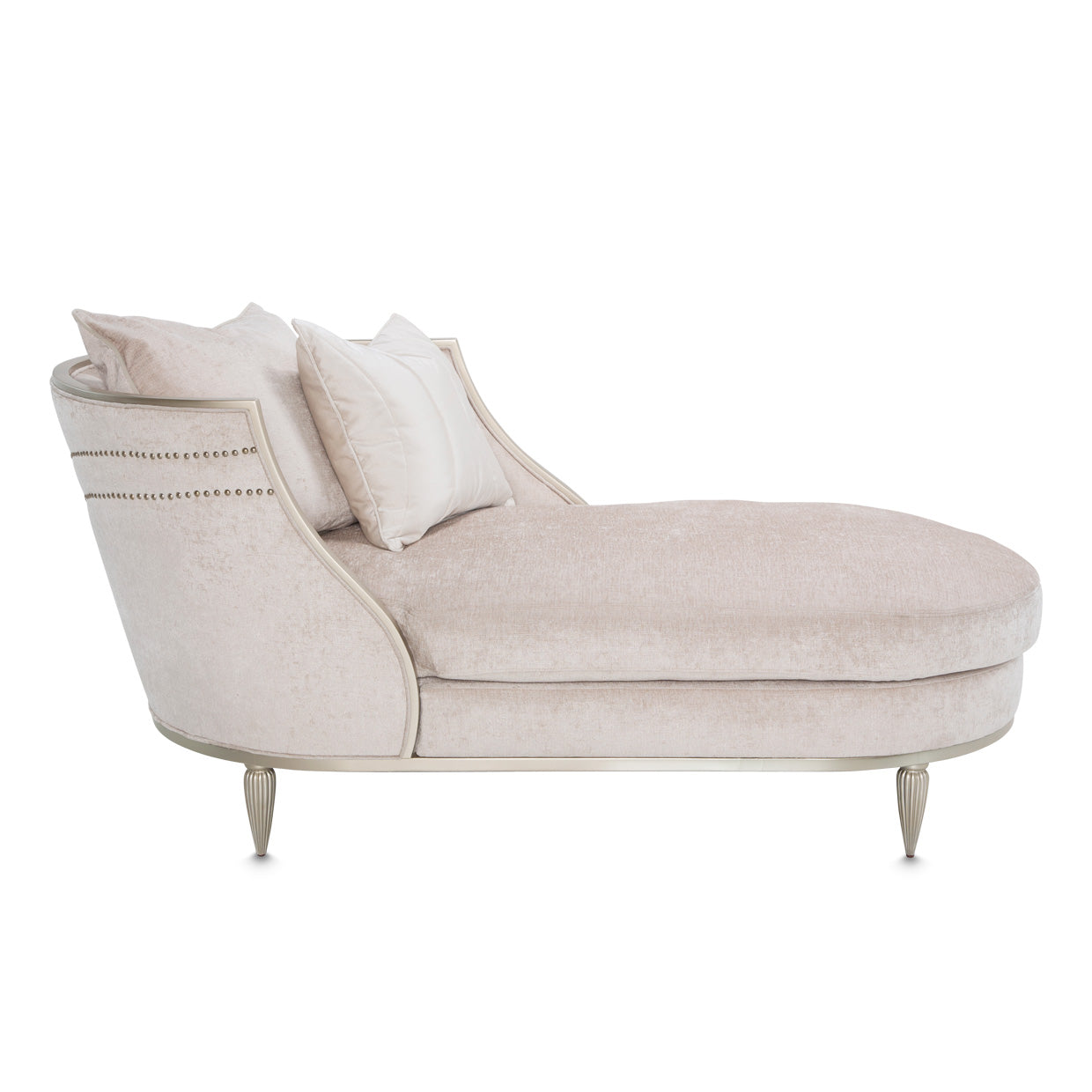 London Place Light Champagne Chaise
