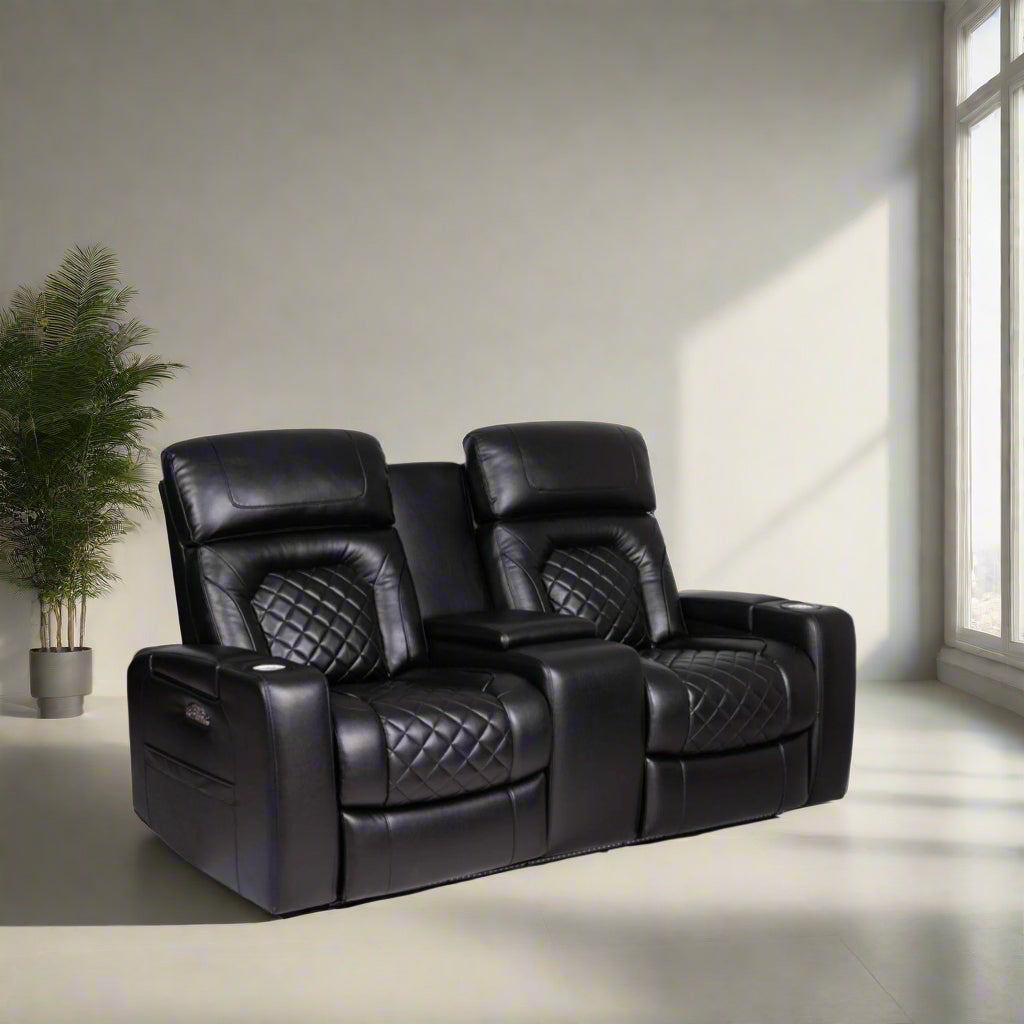 Larue Prospect Power Reclining Loveseat with Console