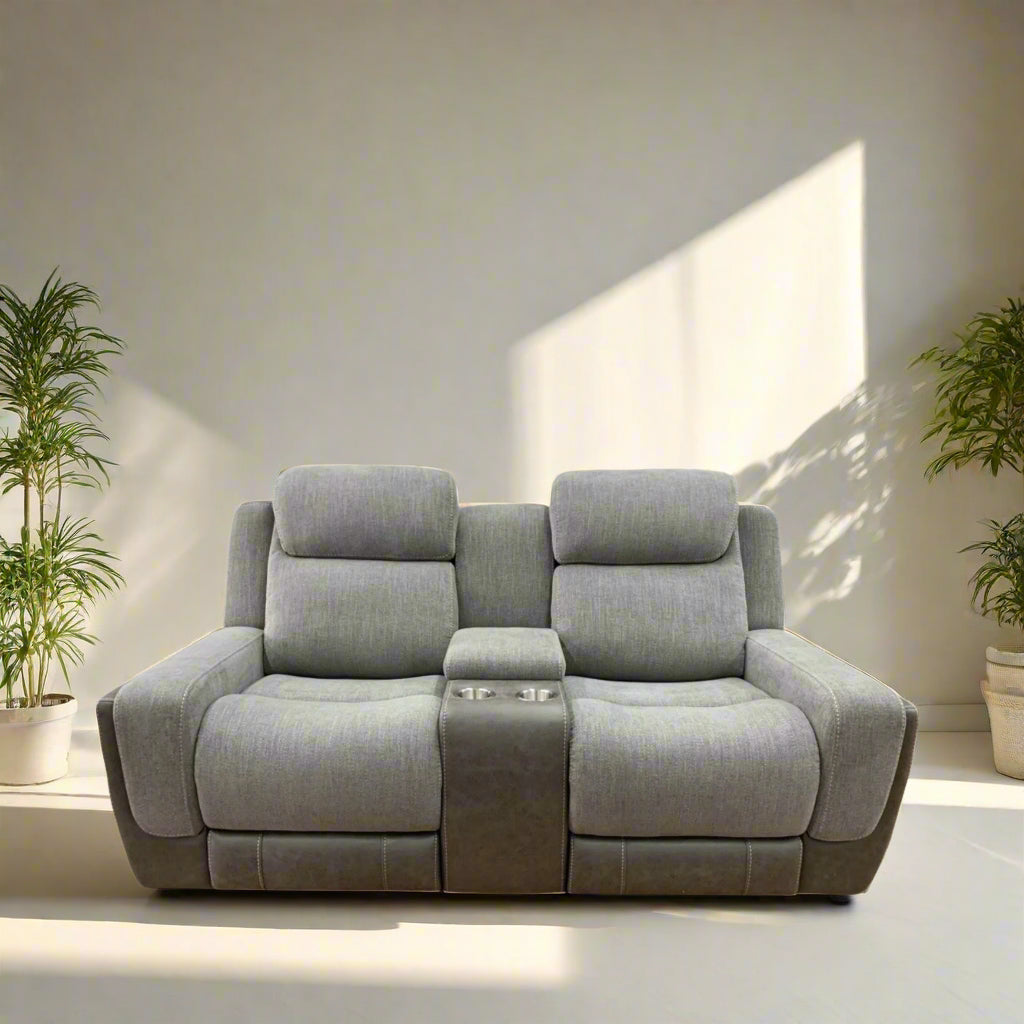 Aden Power Reclining Loveseat with Console