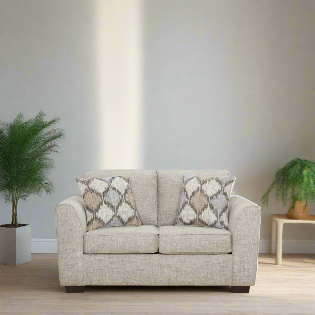Crosby Dove Loveseat