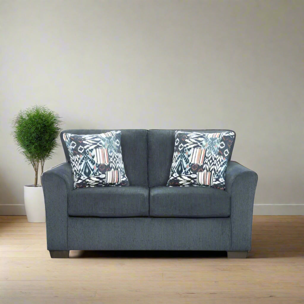 Allure Navy Loveseat