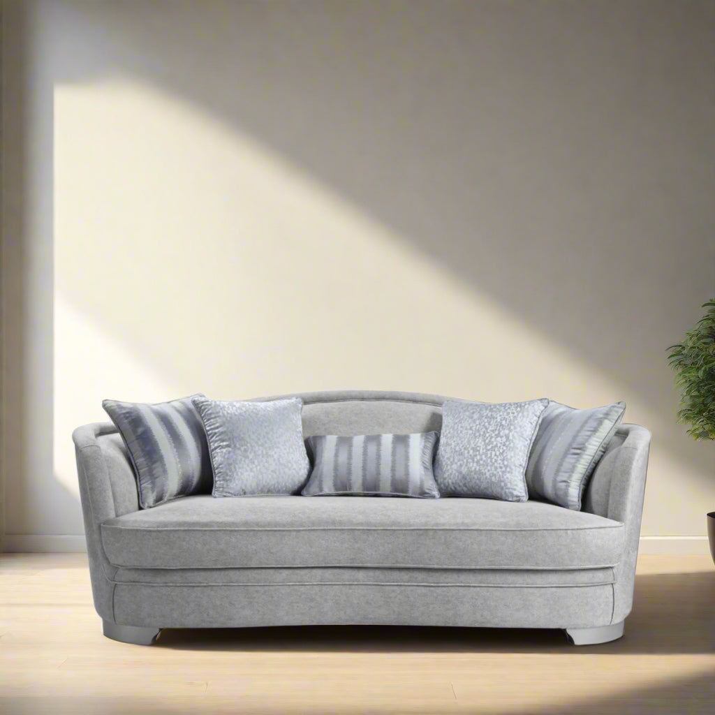 Allure Silver Sofa