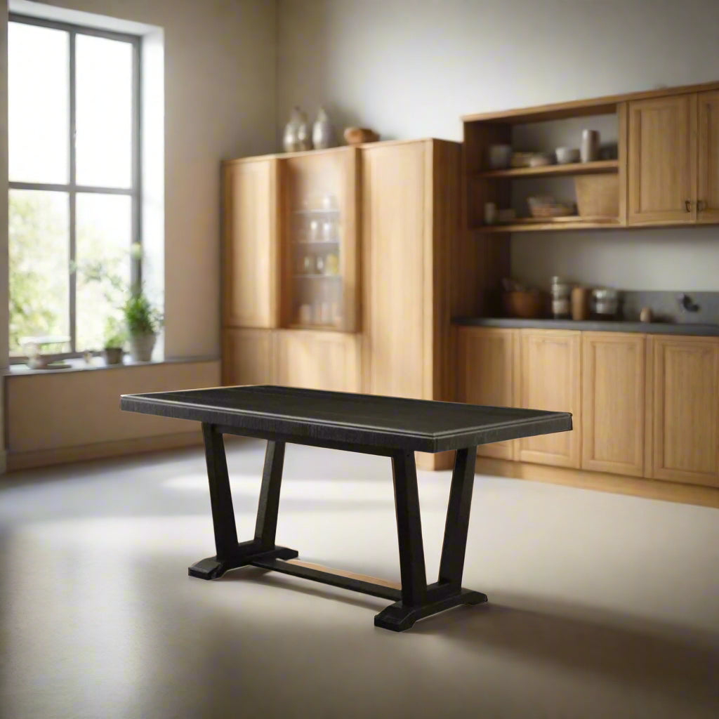Ashen Echo Pub Dining Table