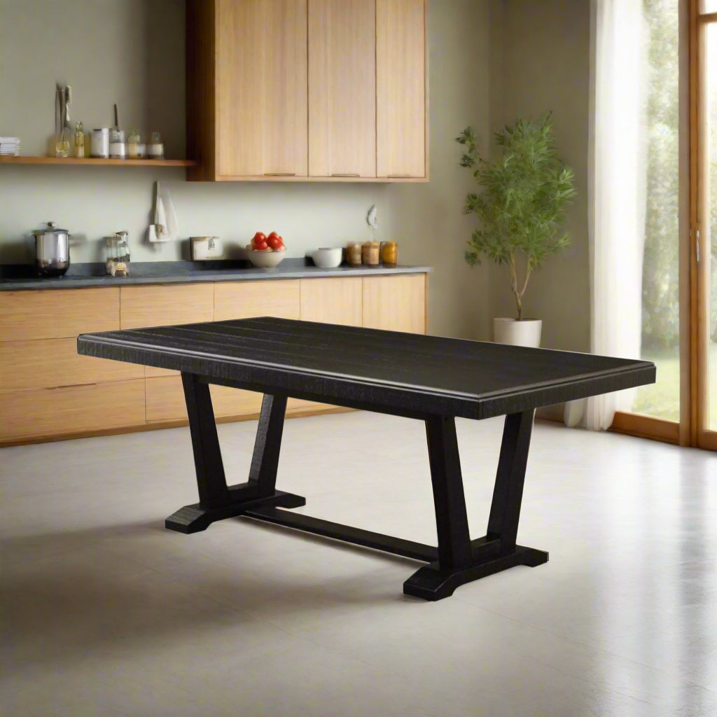 Ashen Echo Dining Table