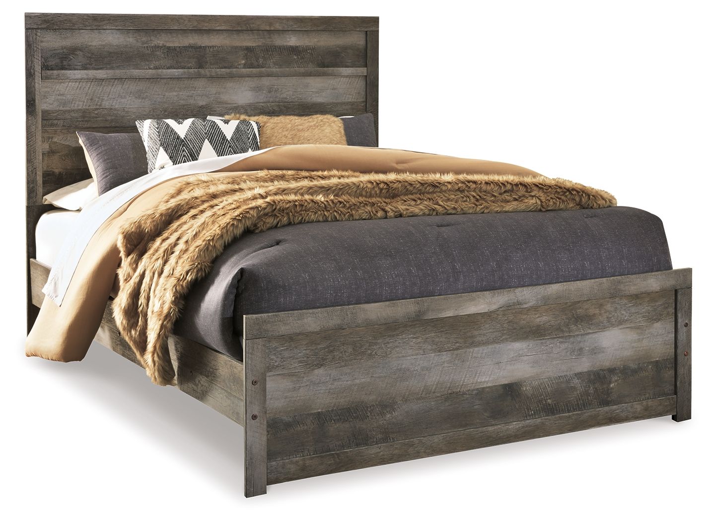 Wynnlow - Queen Panel Bed - Gray