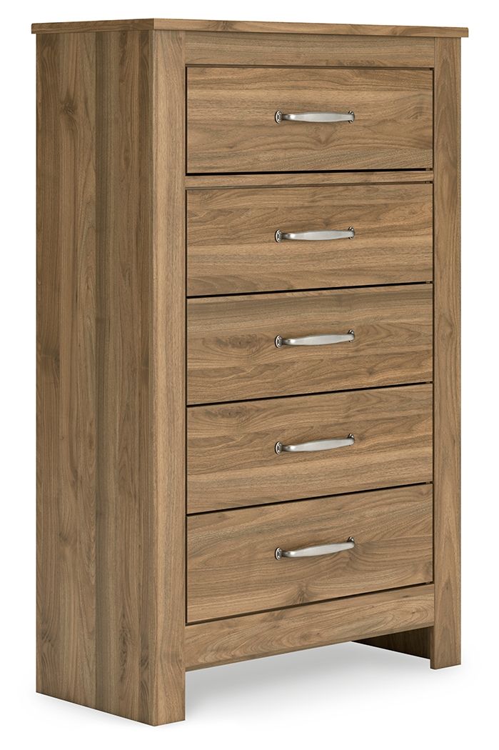 Zanbrook - Five Drawer Chest - Brown