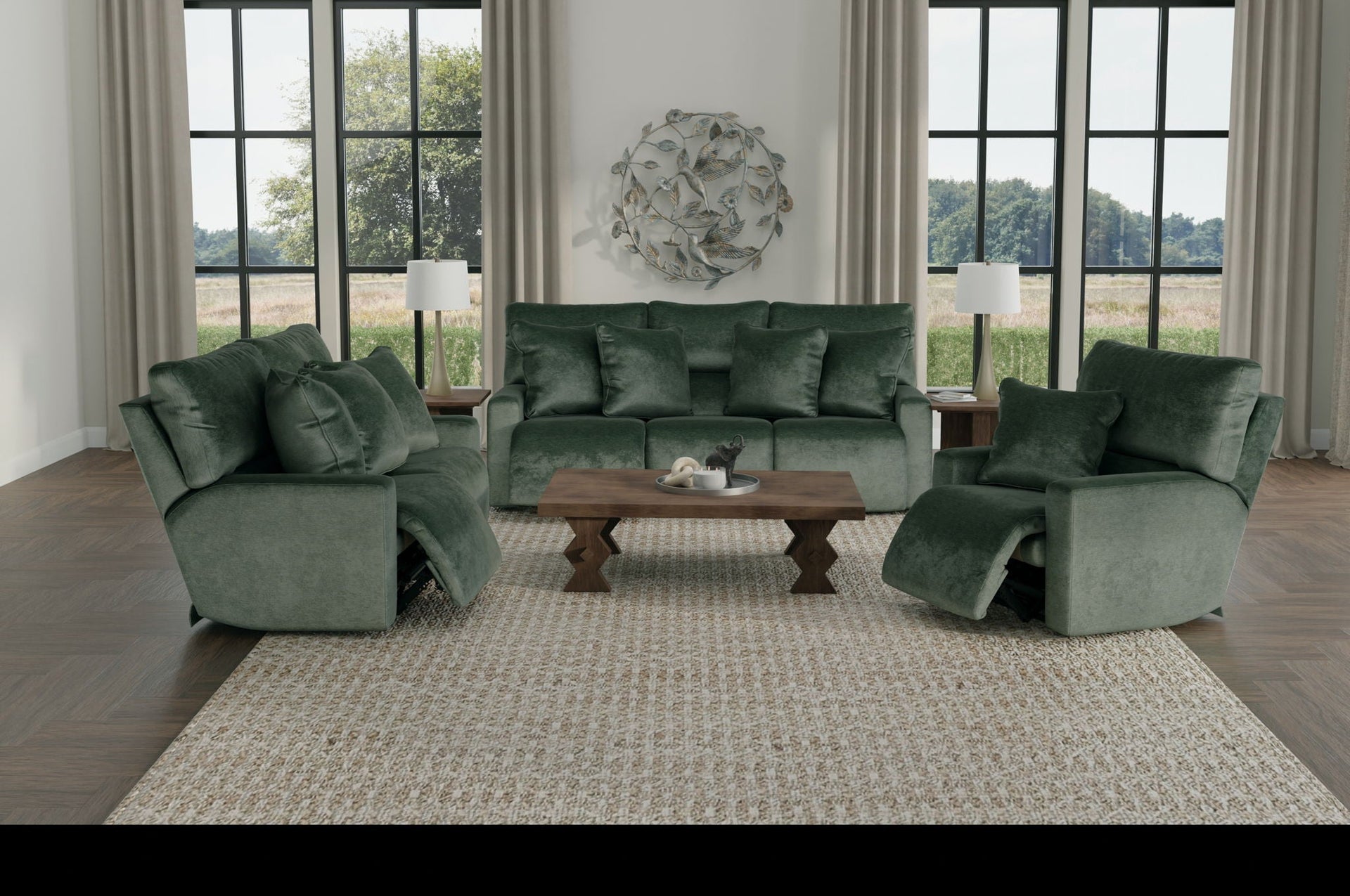 Rayton - Power Reclining Loveseat With Zero Gravity - Pine