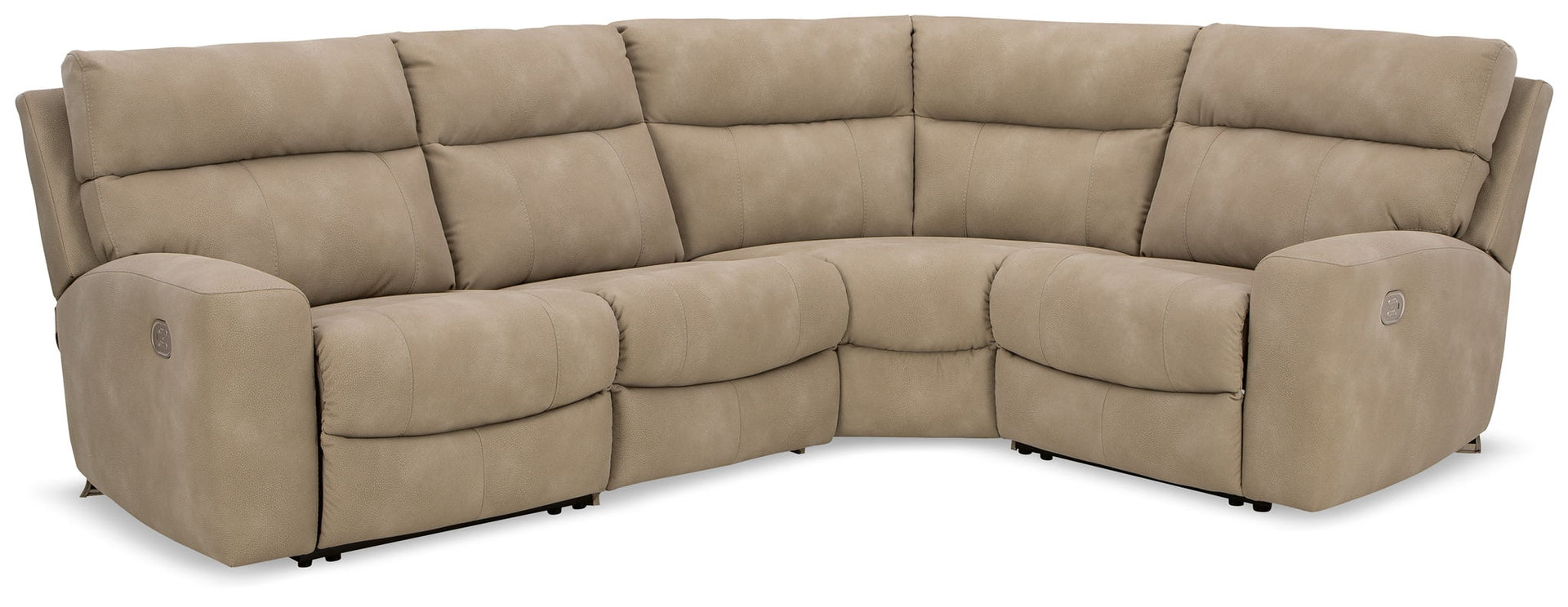 Next-Gen Durapella - 4-Piece Power Reclining Sectional - Sand