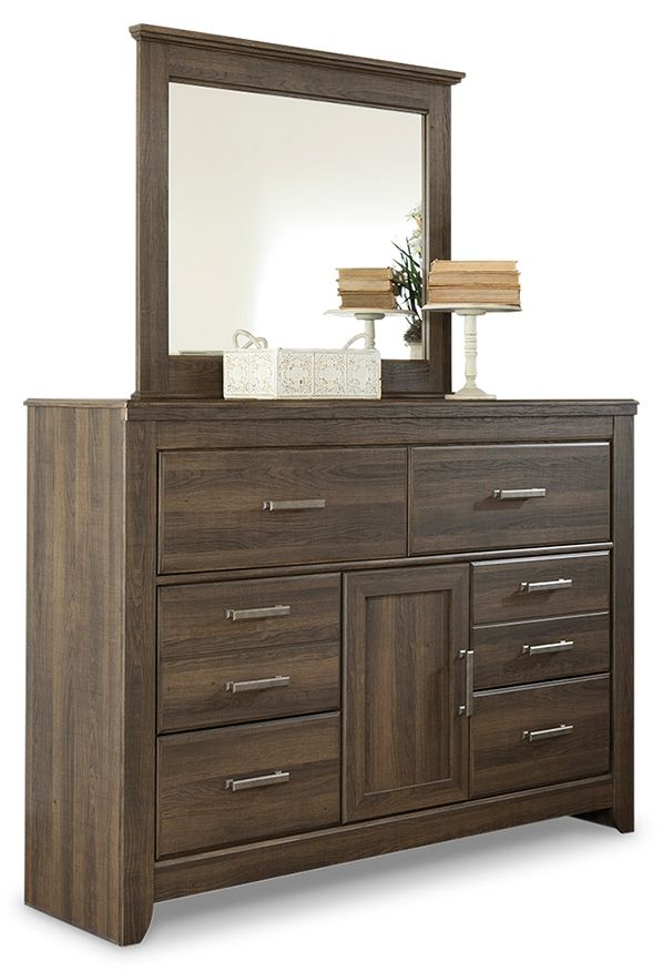 Juararo - Dresser, Mirror - Dark Brown
