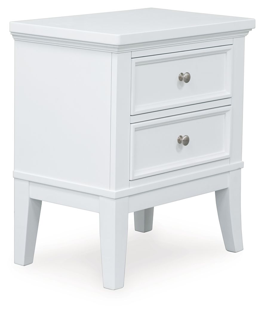 Trulani - Two Drawer Night Stand - White