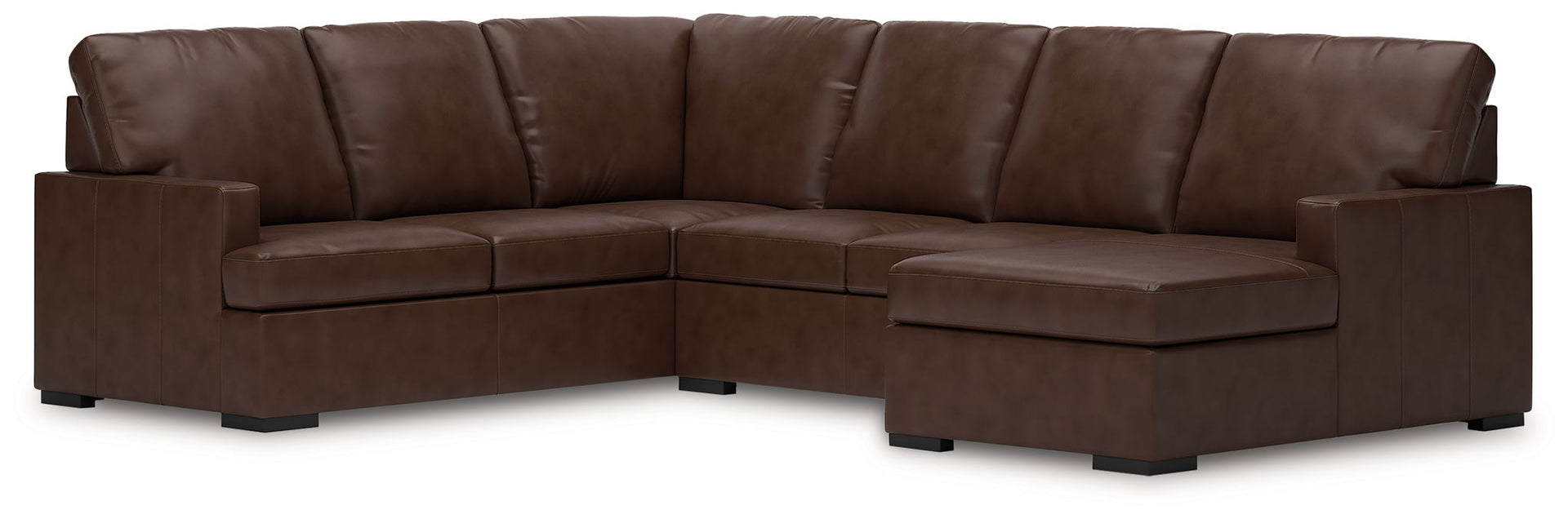 Modern Day - 3-Piece Sectional With Raf Corner Chaise - Coffee