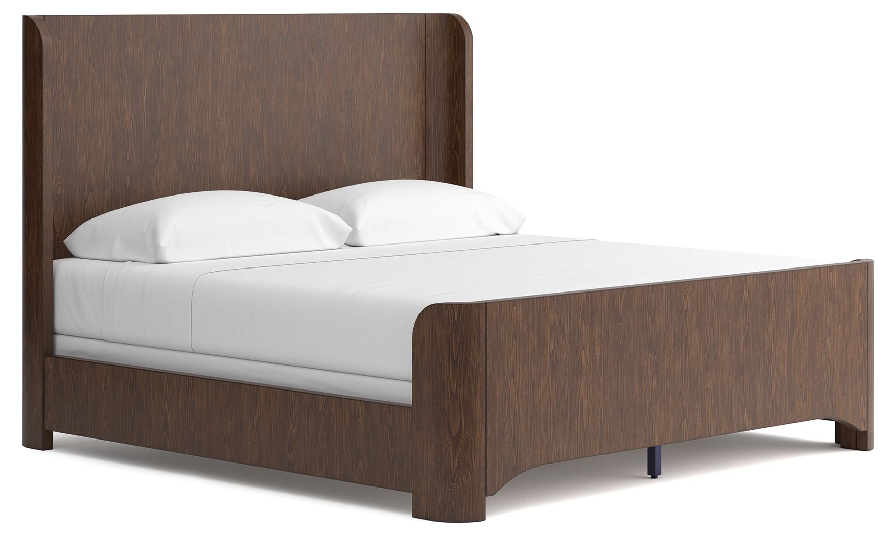 Neo - King Panel Bed - Rich Brown