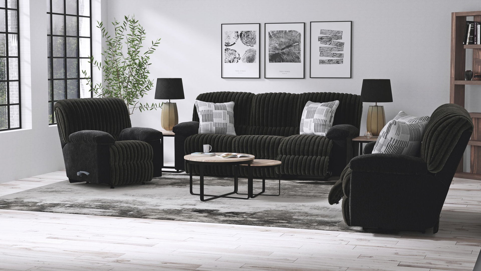 Comet - Rocker Recliner - Black