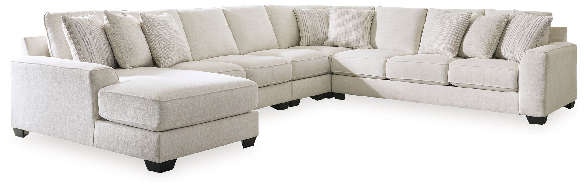 Lerenza - 5-Piece Sectional With Laf Corner Chaise Chaise - Birch