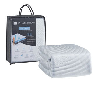 Extra Cooling Protector - Queen Mattress Protector (Set of 4) - White