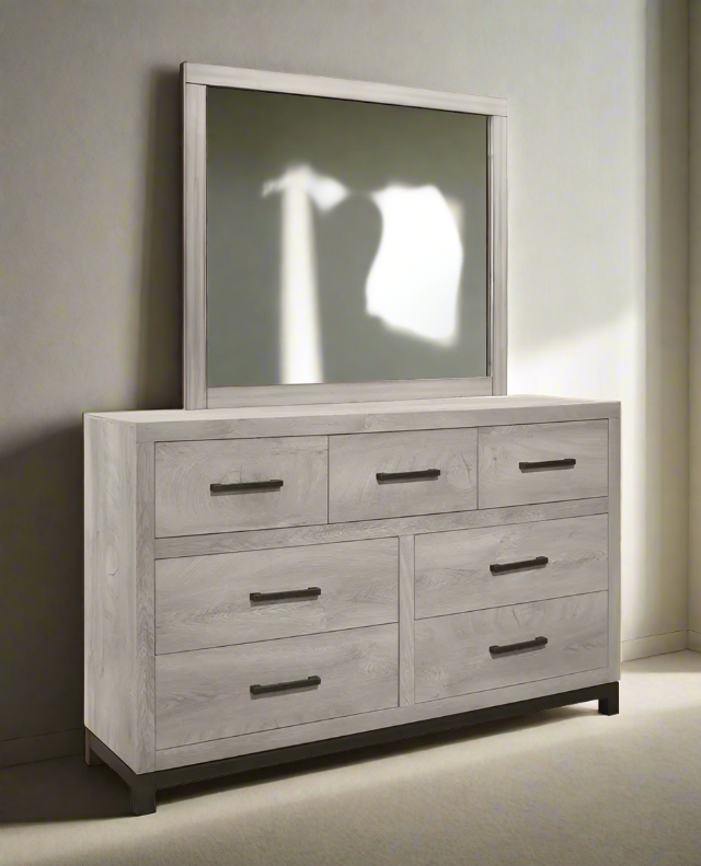 Zephyr Dresser and Mirror