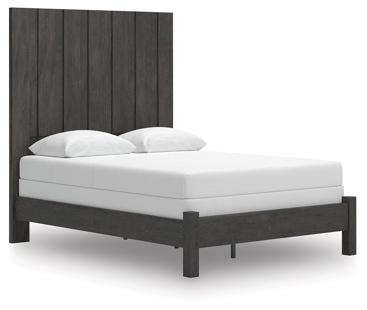Parlayon - Queen Panel Bed - Charcoal