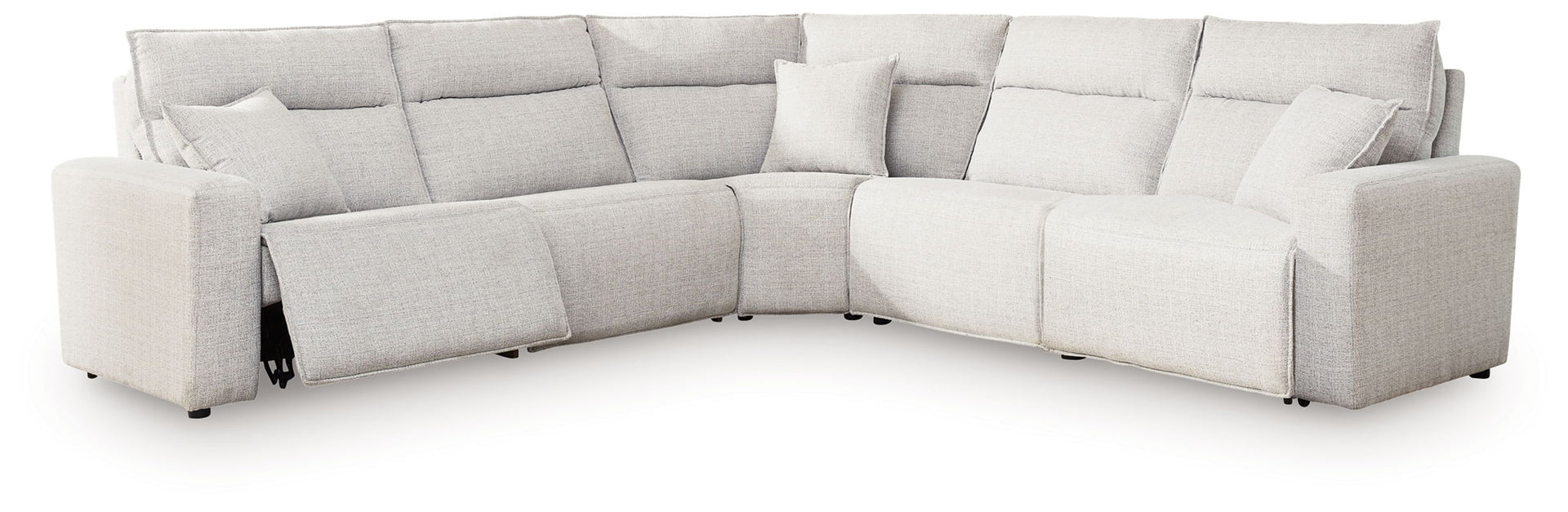 Modmax II - 5-Piece Power Reclining Sectional - Stone