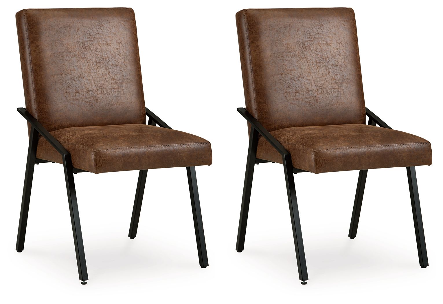 Zumbado - Dining Upholstered Side Chair - Brown / Black