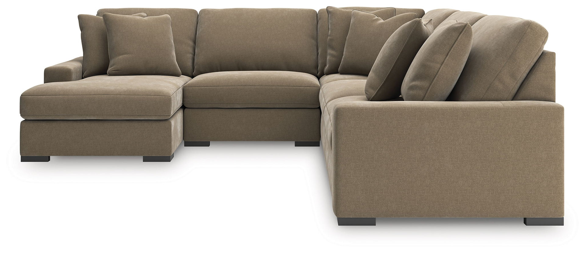 Calden - 5-Piece Sectional With LAF Corner Chaise - Sable