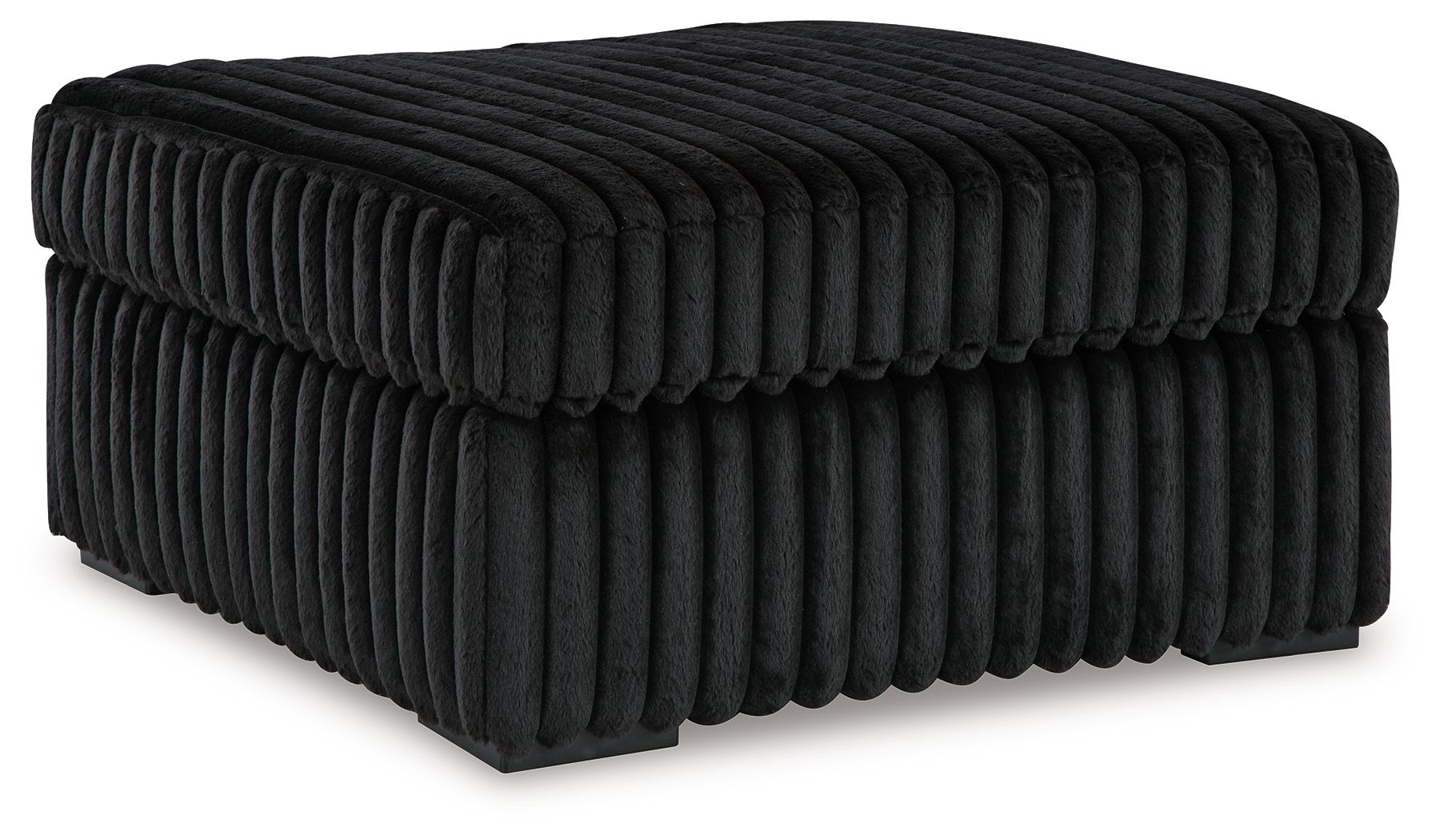 Midnight-Madness - Oversized Accent Ottoman - Onyx